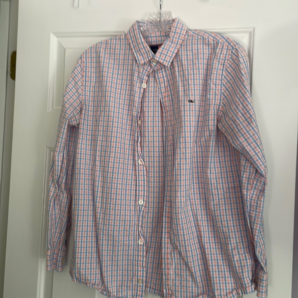 Vineyard Vines button down shirt boys XL/18